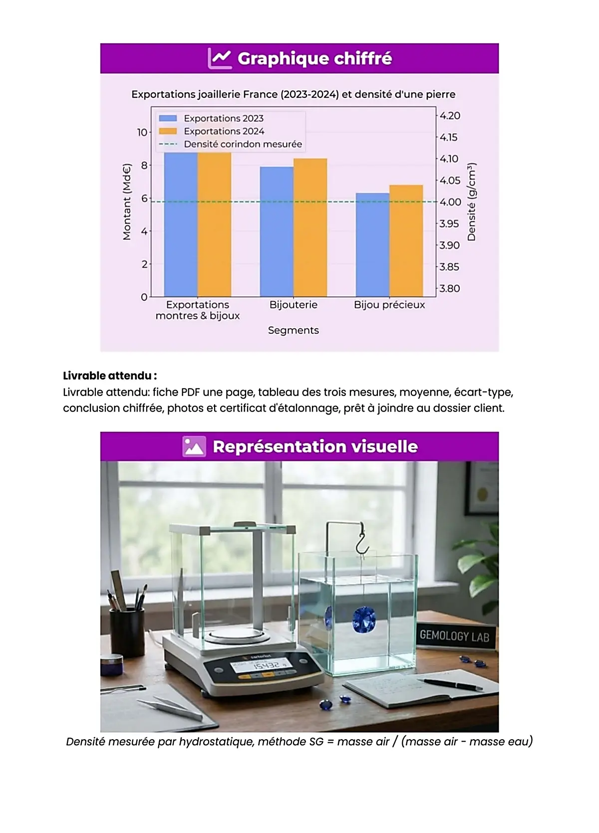 Example Fiche de Révision BP Gemmologue